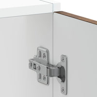 vidaXL Mobile base lavello Kalmar Rovere Fumo 60x46x81,5 cm Truciolato