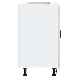 Mobile base lavello-Armadietto da bagno Kalmar Grigio Sonoma 60x46x81,5 cm