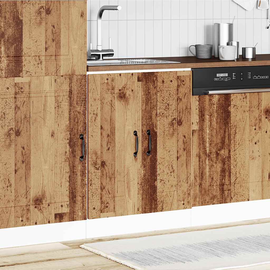 Mobile base lavello-Armadietto da bagno Kalmar Legno Vecchio 60x46x81,5 cm