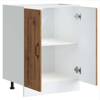 Mobile base lavello-Armadietto da bagno Kalmar Legno Vecchio 60x46x81,5 cm