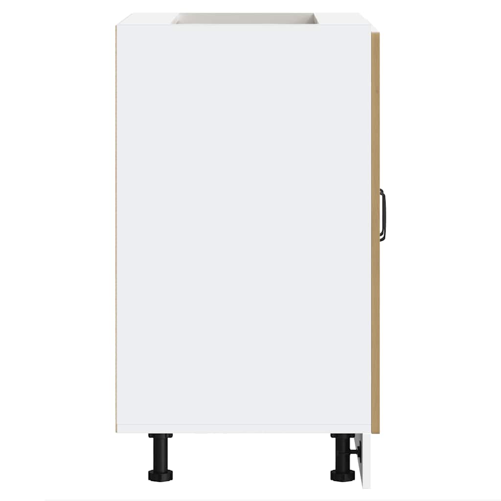 Mobile base lavello-Armadietto da bagno Kalmar Rovere Artigianale 60x46x81,5 cm