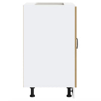 Mobile base lavello-Armadietto da bagno Kalmar Rovere Artigianale 60x46x81,5 cm