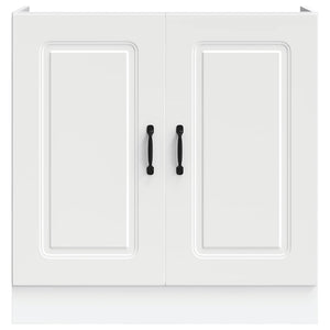 Mobile base lavello-Armadietto da bagno Kalmar Bianco 80x46x81,5 cm in Truciolato