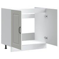 Mobile base lavello Kalmar Bianco 80x46x81,5 cm in Truciolato