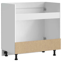 Mobile base lavello-Armadietto da bagno Kalmar Bianco 80x46x81,5 cm in Truciolato