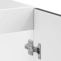 Mobile base lavello Kalmar Nero 80x46x81,5 cm in Truciolato 853448