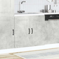 Mobile base lavello-Armadietto da bagno Kalmar Grigio Cemento 80x46x81,5 cm