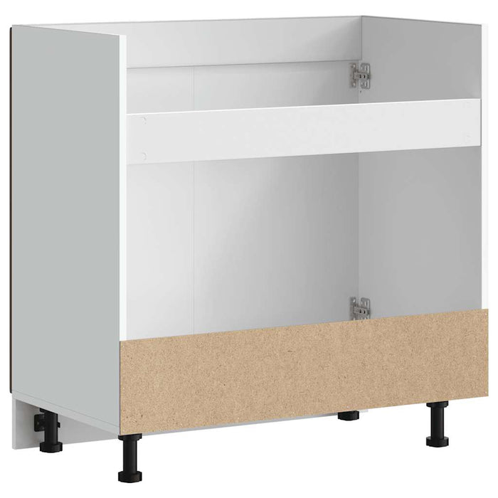 Mobile base lavello-Armadietto da bagno Kalmar Rovere Marrone 80x46x81,5 cm