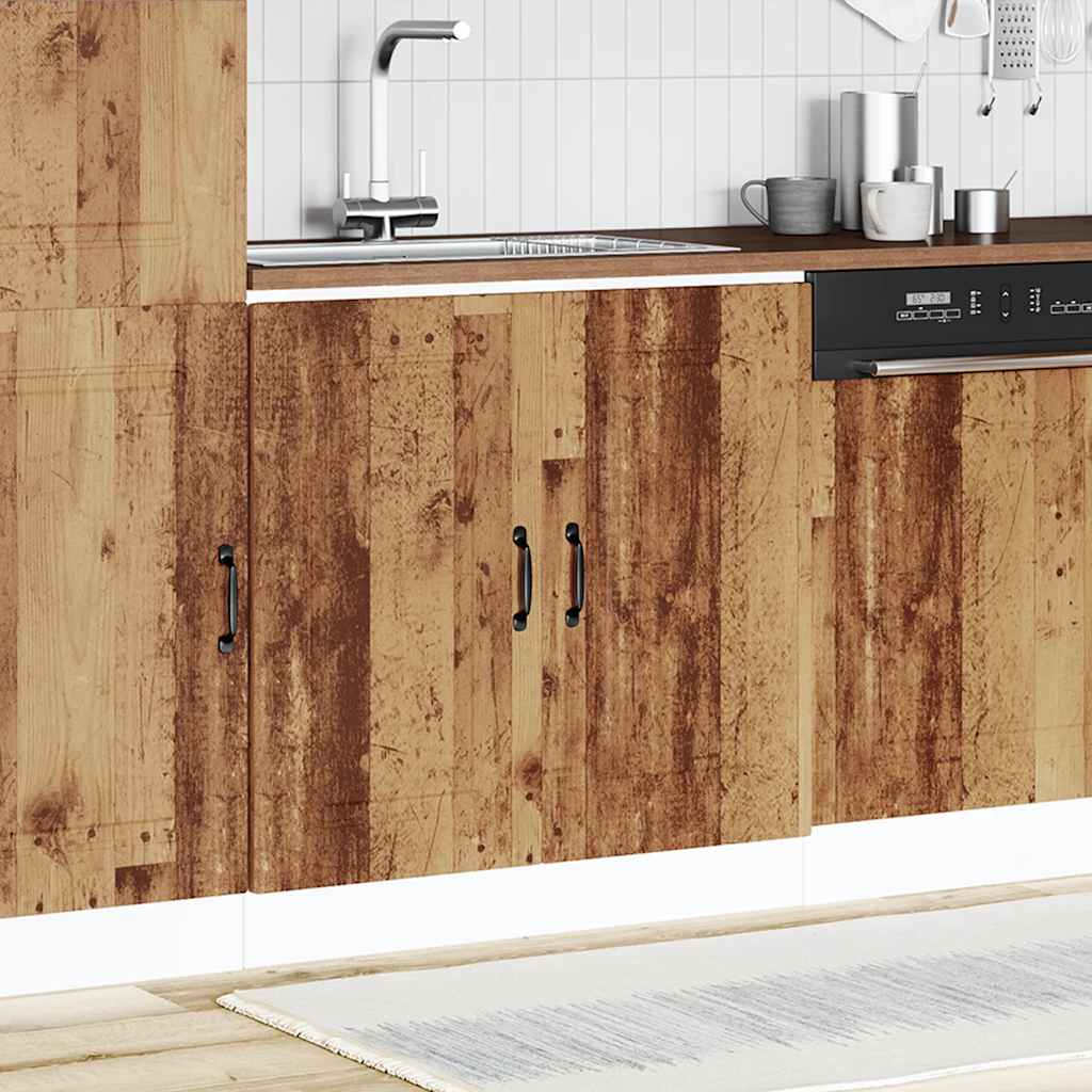 Mobile base lavello-Armadietto da bagno Kalmar Legno Vecchio 80x46x81,5 cm