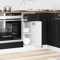 Base da Cucina Kalmar Nero in Legno Multistrato 853458