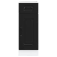 Base da Cucina Kalmar Nero in Legno Multistrato