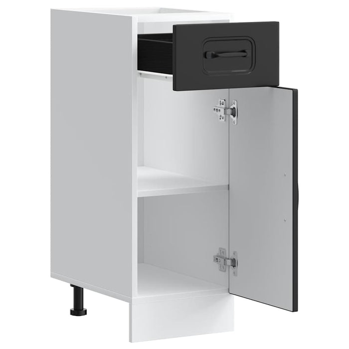 Base da Cucina Kalmar Nero in Legno Multistrato 853458