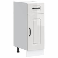 Base da Cucina Kalmar Bianco Lucido in Legno Multistrato