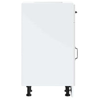 Base da Cucina-Mobile Base da Cucina Kalmar Bianco Lucido in Legno Multistrato 735781