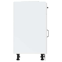 Base da Cucina Kalmar Bianco Lucido in Legno Multistrato 853459