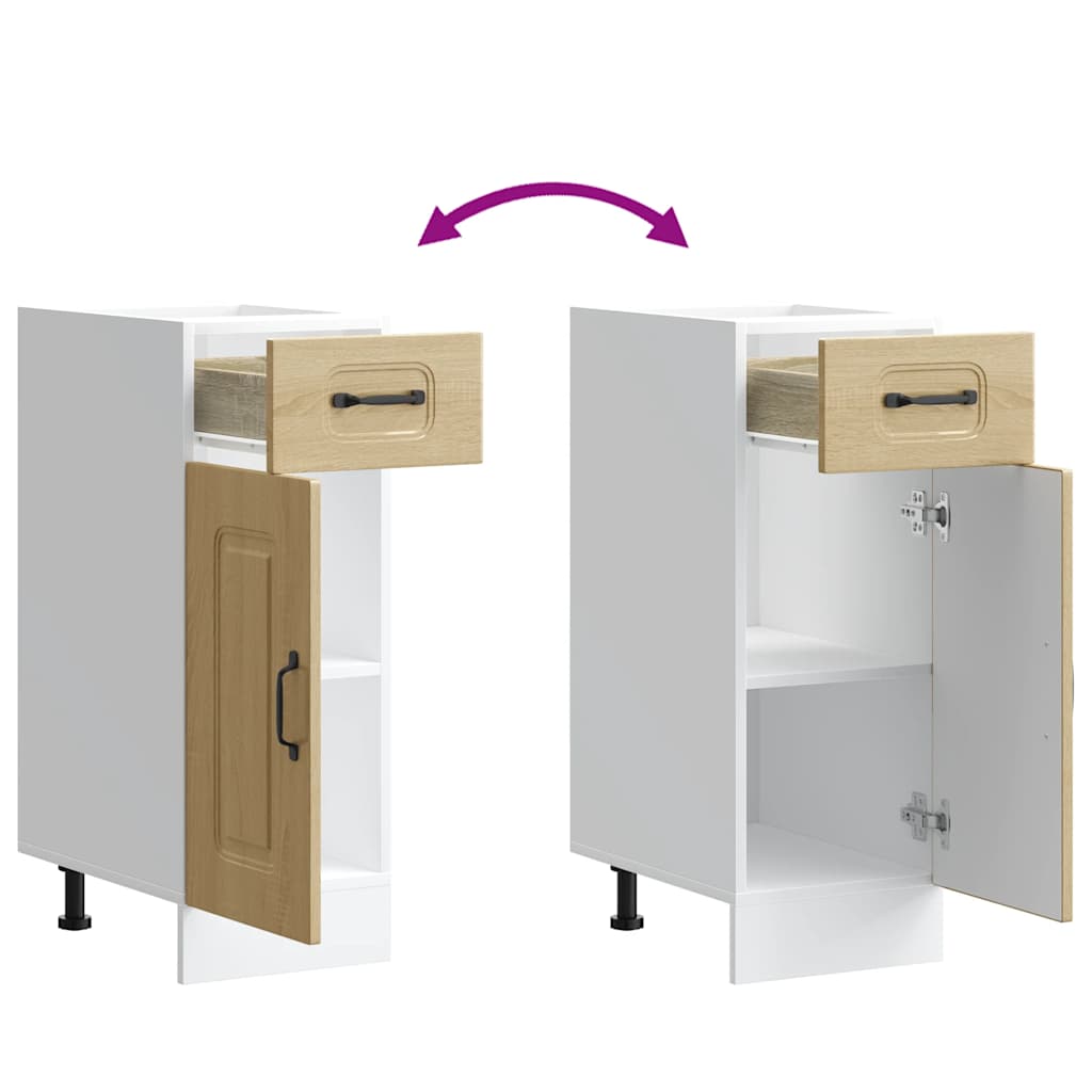 vidaXL Base da Cucina Kalmar Rovere Sonoma in Legno Multistrato