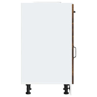 vidaXL Base da Cucina Kalmar Rovere Fumo in Legno Multistrato