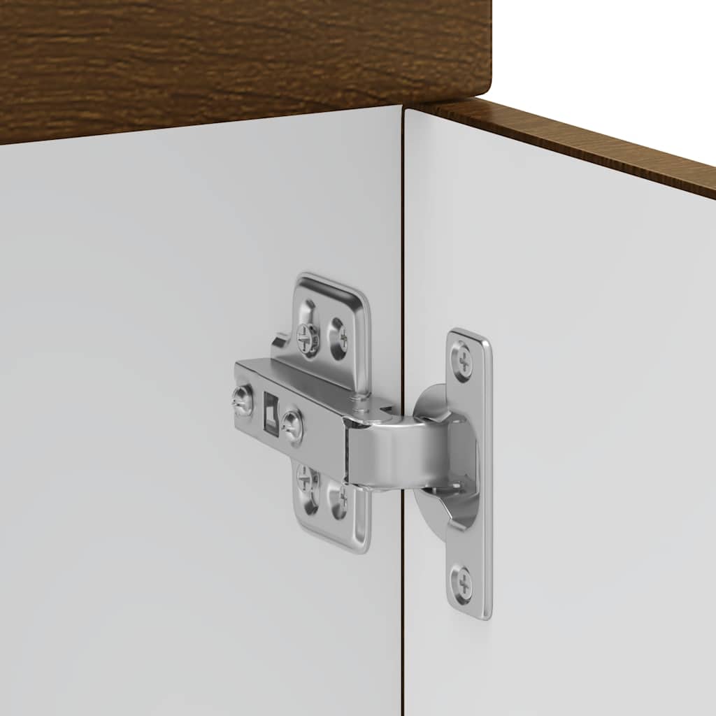 vidaXL Base da Cucina Kalmar Rovere Fumo in Legno Multistrato