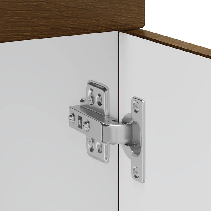 vidaXL Base da Cucina Kalmar Rovere Fumo in Legno Multistrato