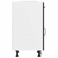 Base da Cucina Kalmar Nero in Legno Multistrato 853468