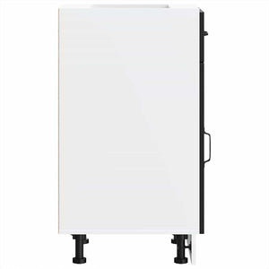 Base da Cucina Kalmar Nero in Legno Multistrato 853468