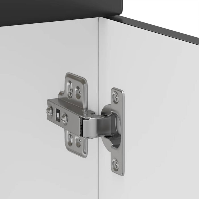 Base da Cucina Kalmar Nero in Legno Multistrato 853468