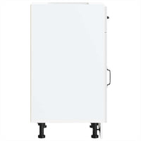 vidaXL Base da Cucina Kalmar Bianco Lucido in Legno Multistrato