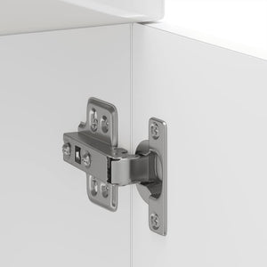 vidaXL Base da Cucina Kalmar Bianco Lucido in Legno Multistrato