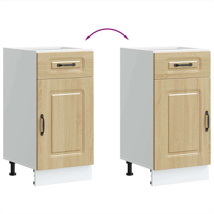 Base da Cucina Kalmar Rovere Sonoma in Legno Multistrato