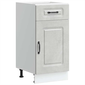 Base da Cucina Kalmar Grigio Cemento in Legno Multistrato 853471