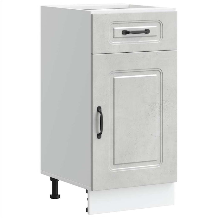 Base da Cucina Kalmar Grigio Cemento in Legno Multistrato 853471