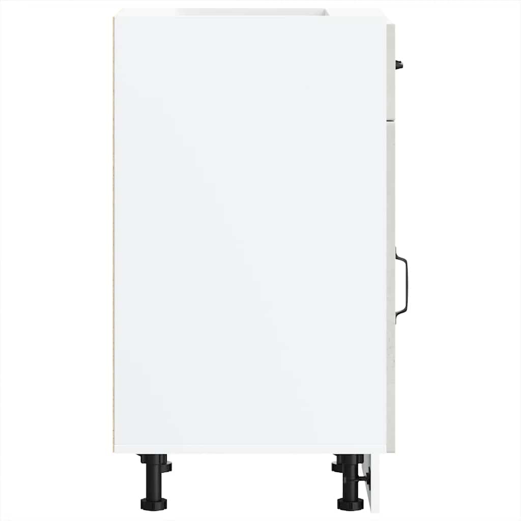 Base da Cucina-Mobile Base da Cucina Kalmar Grigio Cemento in Legno Multistrato 403060