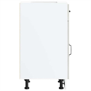 Base da Cucina-Mobile Base da Cucina Kalmar Grigio Cemento in Legno Multistrato 403060