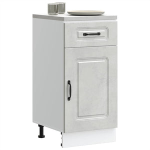 Base da Cucina Kalmar Grigio Cemento in Legno Multistrato