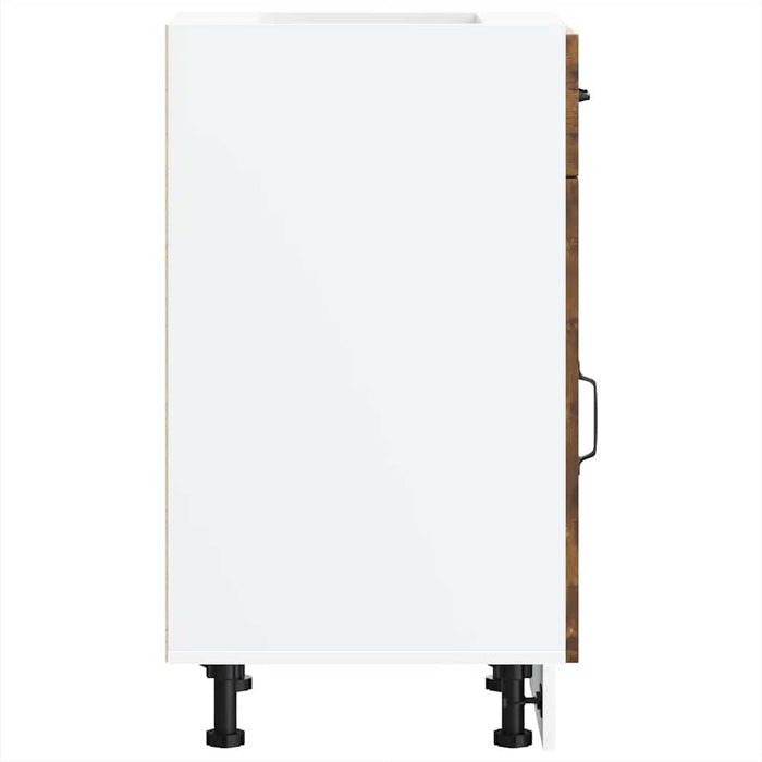 Base da Cucina-Mobile Base da Cucina Kalmar Rovere Fumo in Legno Multistrato 109690