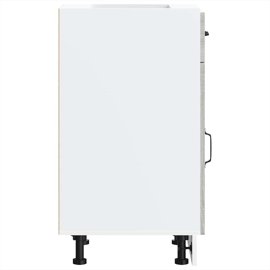 Base da Cucina Kalmar Grigio Sonoma in Legno Multistrato