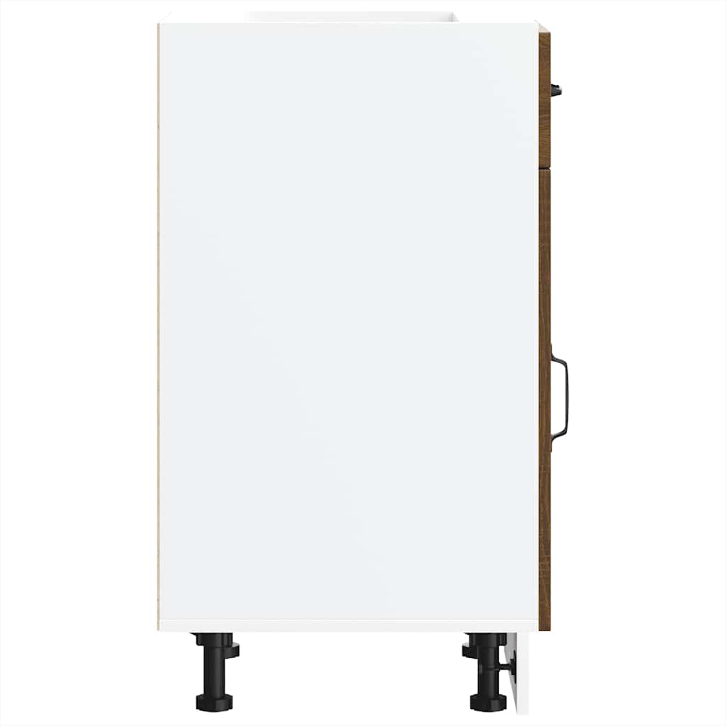 Base da Cucina Kalmar Rovere Marrone in Legno Multistrato 853474