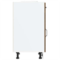 Base da Cucina Kalmar Rovere Marrone in Legno Multistrato 853474