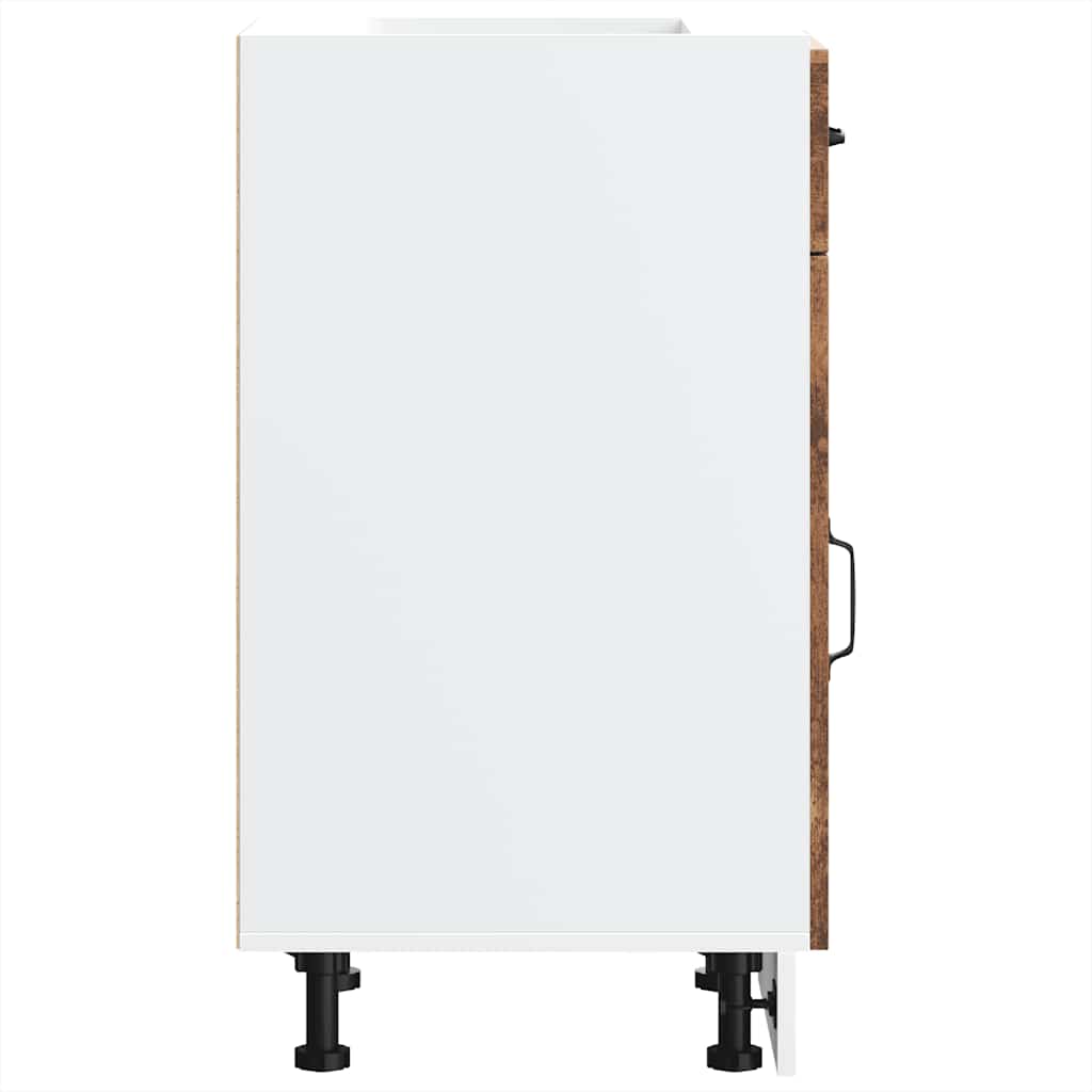 vidaXL Base da Cucina Kalmar Legno Vecchio in Legno Multistrato