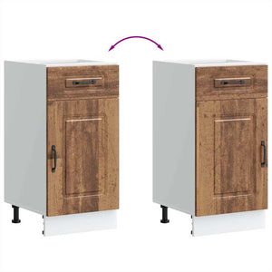 vidaXL Base da Cucina Kalmar Legno Vecchio in Legno Multistrato