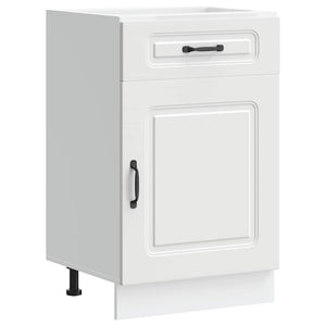 Base da Cucina-Mobile da cucina Kalmar Bianco in Legno Multistrato 991944