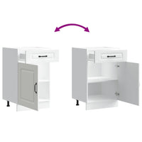 vidaXL Base da Cucina Kalmar Bianco in Legno Multistrato