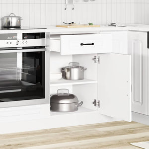 vidaXL Base da Cucina Kalmar Bianco in Legno Multistrato