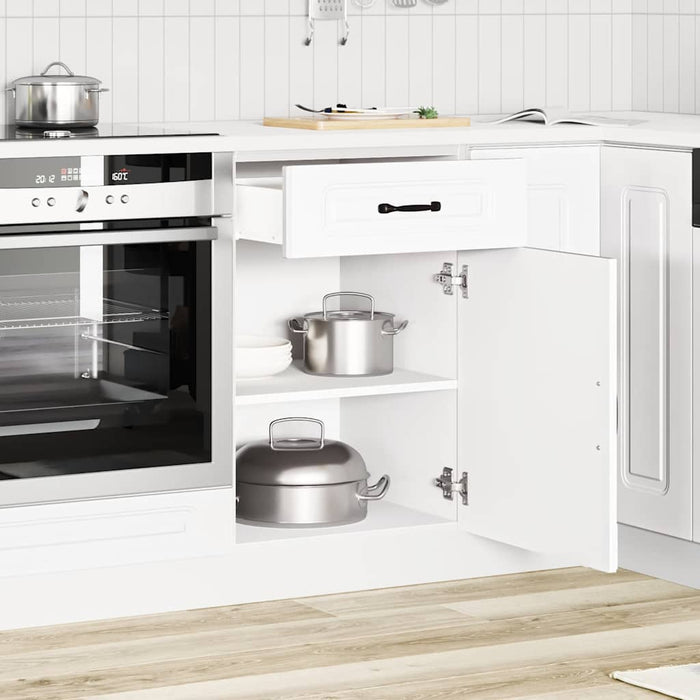 vidaXL Base da Cucina Kalmar Bianco in Legno Multistrato