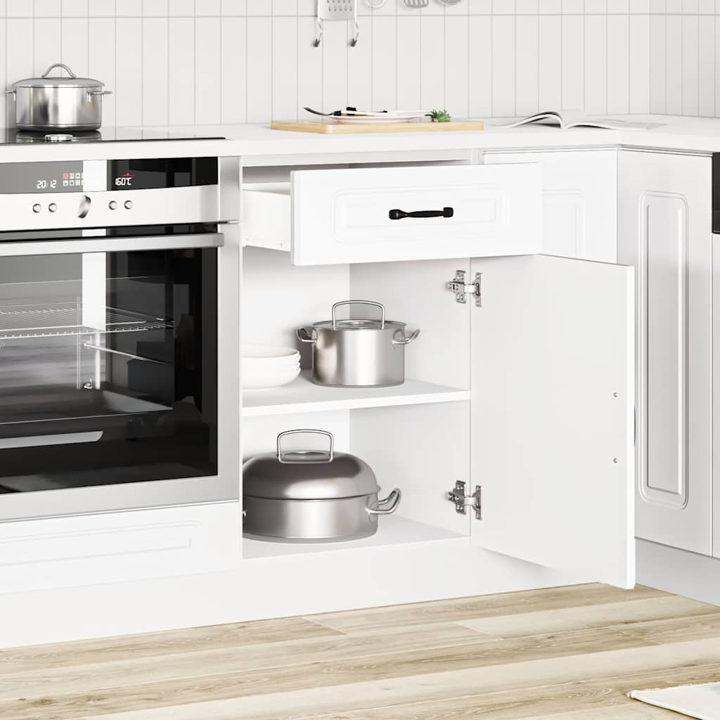 Base da Cucina Kalmar Bianco in Legno Multistrato 853477