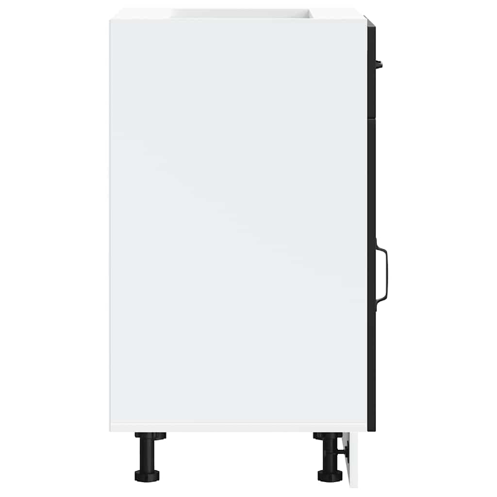 Base da Cucina Kalmar Nero in Legno Multistrato 853478