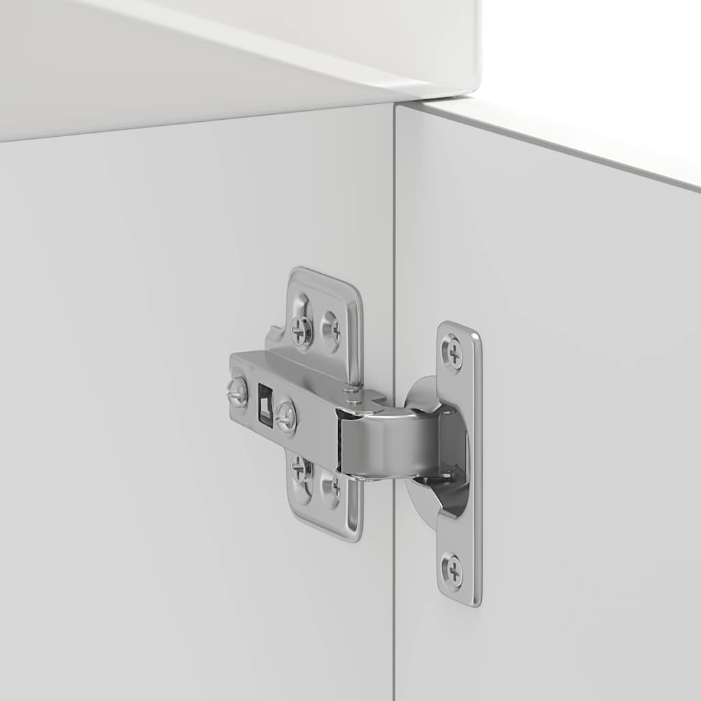 Base da Cucina Kalmar Bianco Lucido in Legno Multistrato 853479