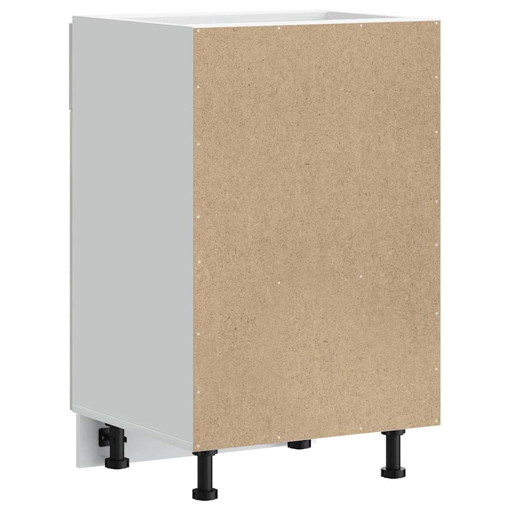 vidaXL Base da Cucina Kalmar Grigio Cemento in Legno Multistrato