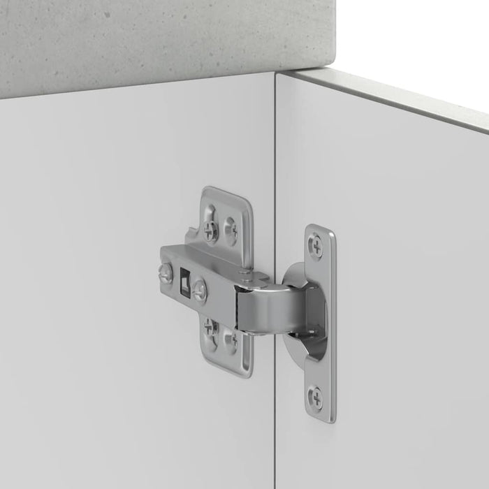 vidaXL Base da Cucina Kalmar Grigio Cemento in Legno Multistrato