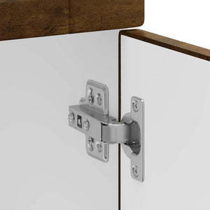 vidaXL Base da Cucina Kalmar Rovere Fumo in Legno Multistrato